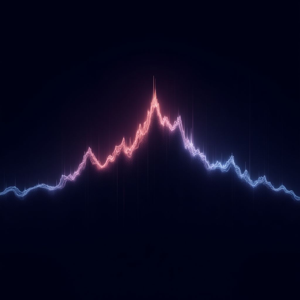 Gráfico de volatilidad de criptomonedas